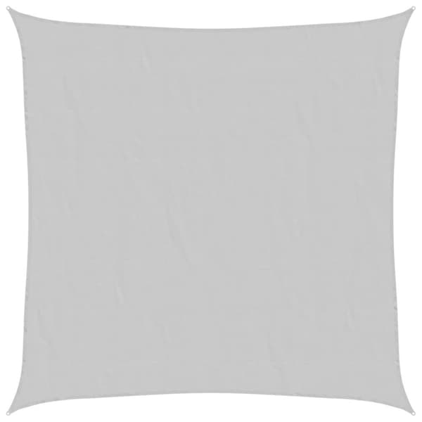 vidaXL Solseil lysegrå 4,5x4,5 m 100% polyester oxford