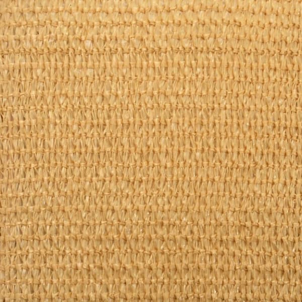 vidaXL Solseil 160 g/m² rektangulær sand 5x6 m HDPE