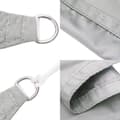 Miniatyrbilde 5 av 10: vidaXL Solseil lysegrå 2,5x2,5x3,5 m 100% polyester oxford