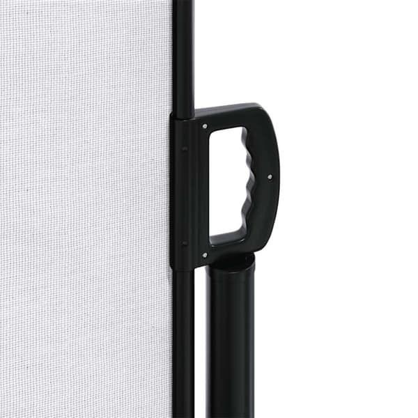 vidaXL Uttrekkbar sidemarkise hvit 117x300 cm