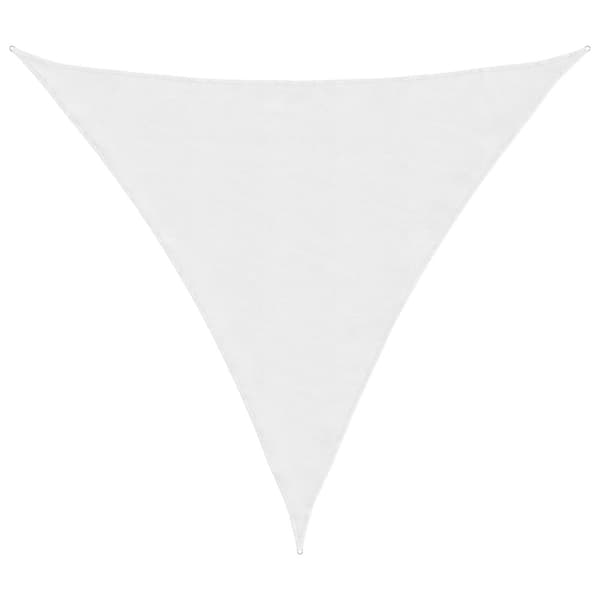 vidaXL solsejl 2x2x2 m 100 % polyesterstof hvid
