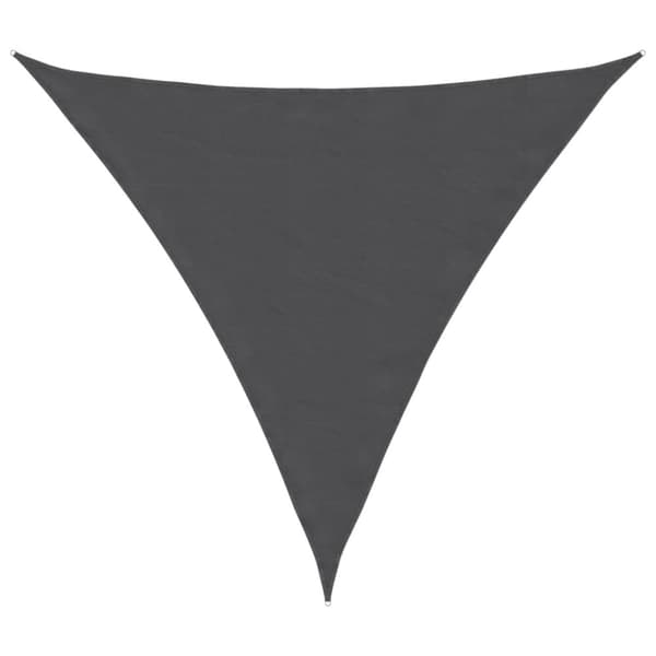 vidaXL Solseil lysegrå 2x2x2 m 100% polyester oxford