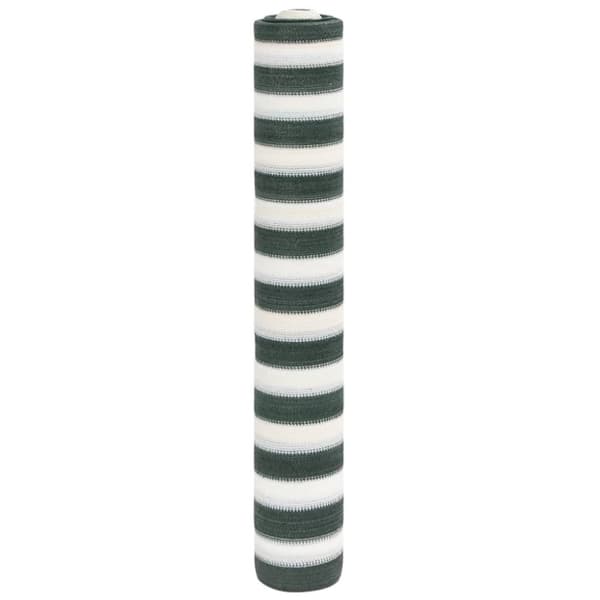 vidaXL afskærmning 1,8x25 m 195 g/m² HDPE grøn og hvid