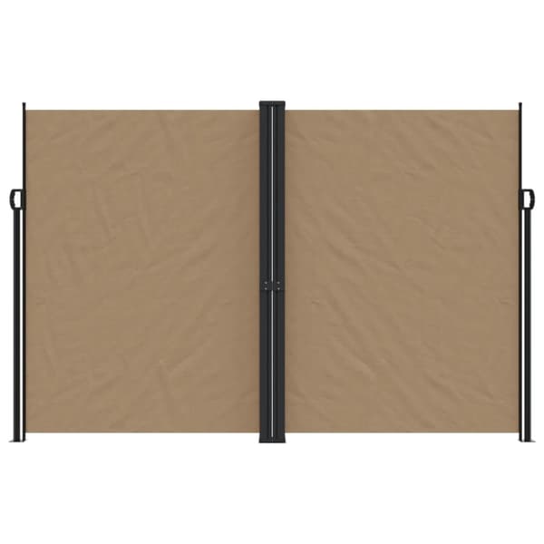 vidaXL sidemarkise 220x1200 cm sammenrullelig gråbrun