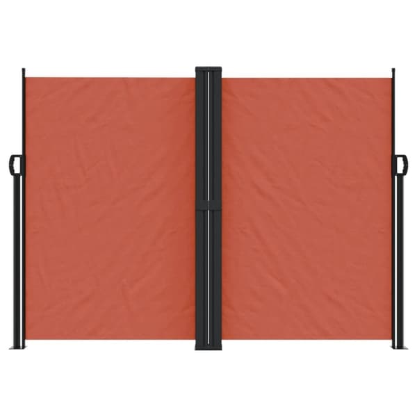 vidaXL Uttrekkbar sidemarkise 180x1000 cm terrakotta