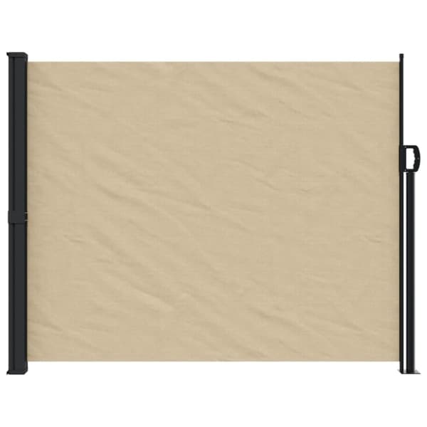 vidaXL sammenrullelig sidemarkise 160x300 cm beige