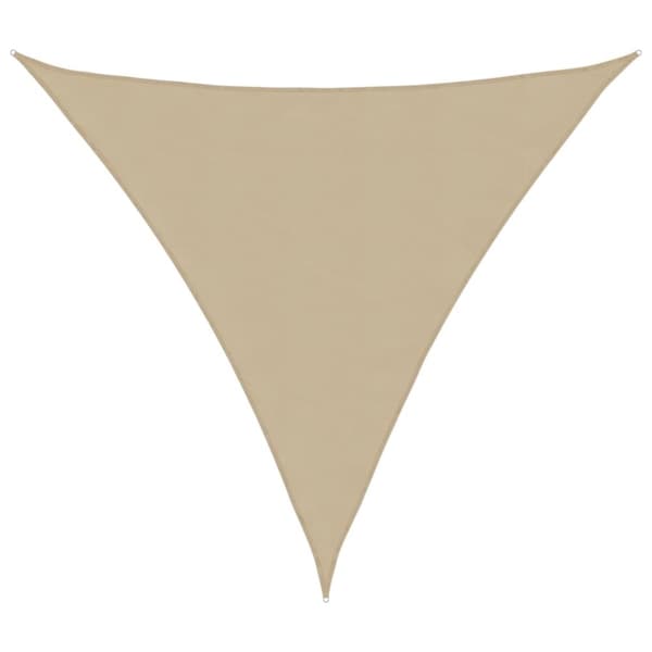 vidaXL Solseil beige 2x2x2 m 100% polyester oxford