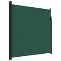 Miniatyrbilde 2 av 10: vidaXL Uttrekkbar sidemarkise mørkegrønn 200x500 cm