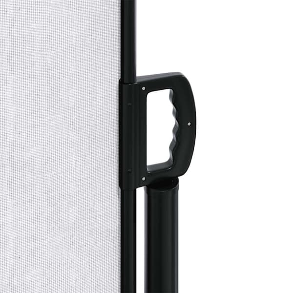 vidaXL Uttrekkbar sidemarkise hvit 180x500 cm