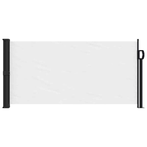 vidaXL sammenrullelig sidemarkise 100x300 cm hvid
