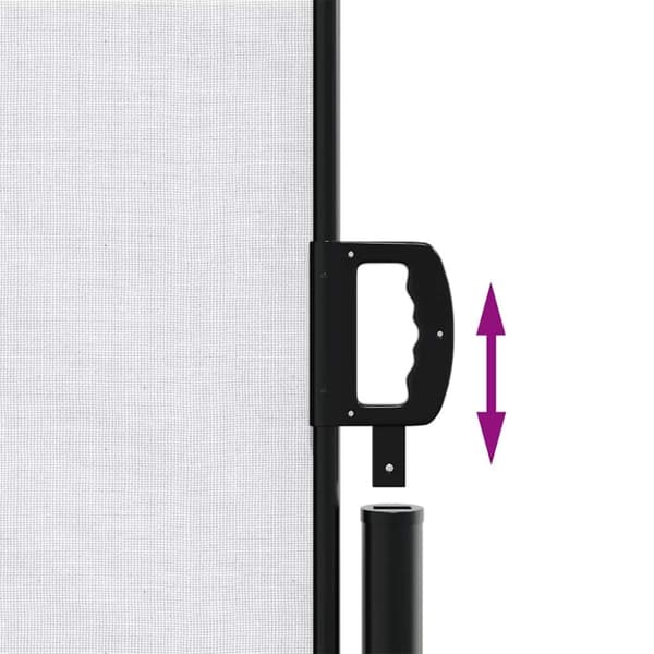 vidaXL sammenrullelig sidemarkise 100x300 cm hvid
