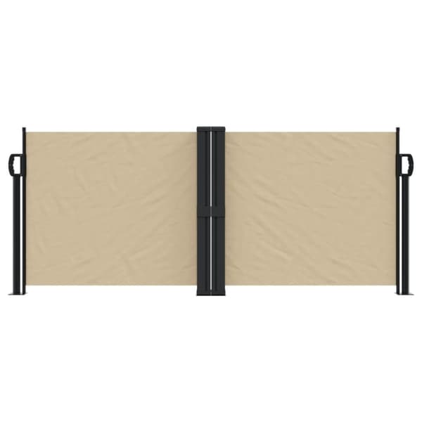 vidaXL Uttrekkbar sidemarkise 100x1000 cm beige