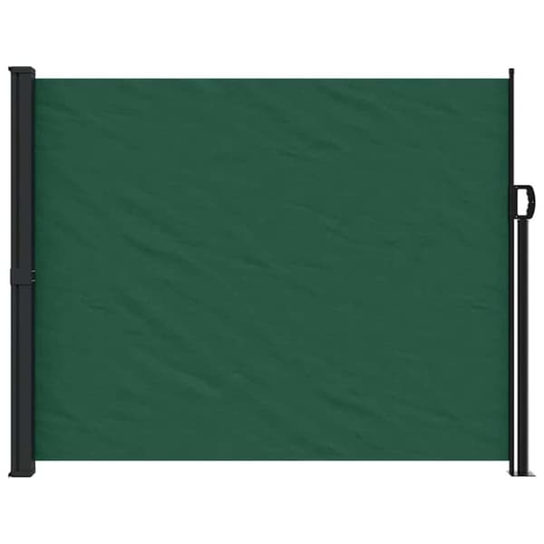 vidaXL Uttrekkbar sidemarkise mørkegrønn 160x300 cm