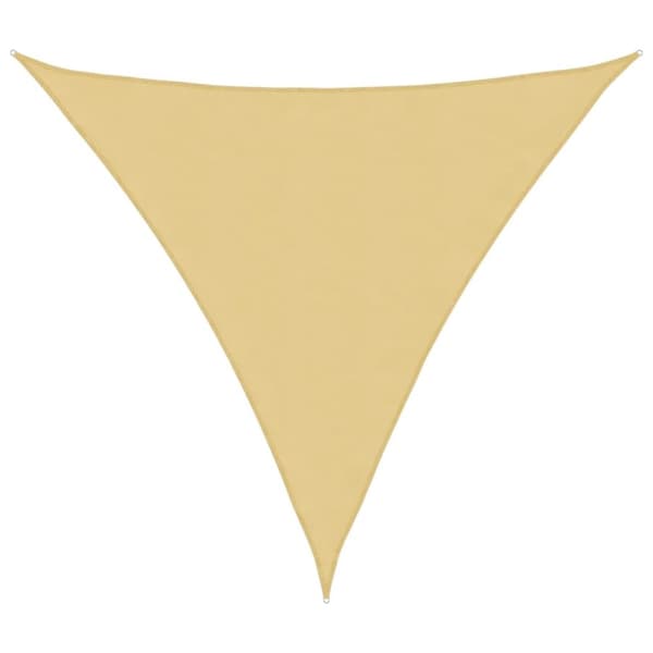 vidaXL Solseil sand 4,5x4,5x4,5 m 100% polyester oxford