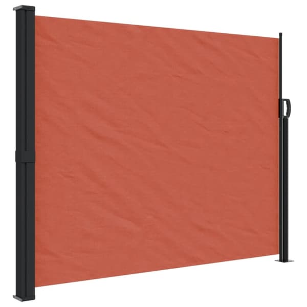 vidaXL sammenrullelig sidemarkise 160 x 600 cm terrakotta