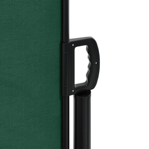 vidaXL Uttrekkbar sidemarkise mørkegrønn 200x600 cm