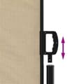 Miniatyrbilde 5 av 10: vidaXL Uttrekkbar sidemarkise 140x1000 cm beige