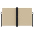 Miniatyrbilde 2 av 10: vidaXL Uttrekkbar sidemarkise 140x1000 cm beige