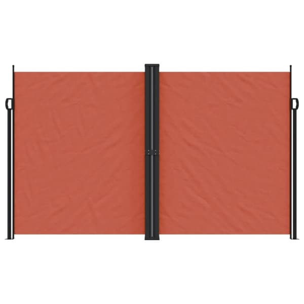 vidaXL Uttrekkbar sidemarkise 200x1200 cm terrakotta