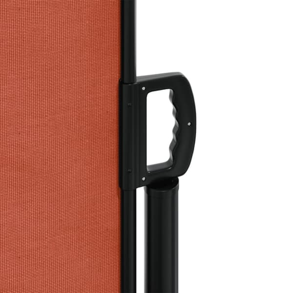 vidaXL Uttrekkbar sidemarkise terrakotta 120x600 cm