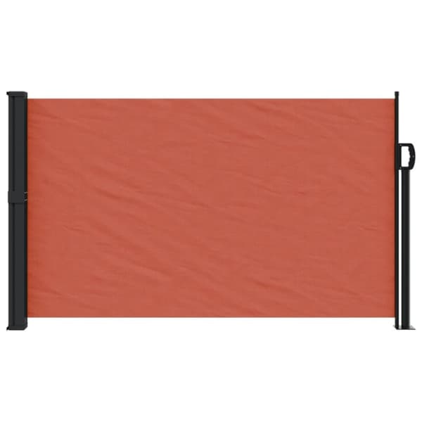 vidaXL Uttrekkbar sidemarkise terrakotta 120x600 cm