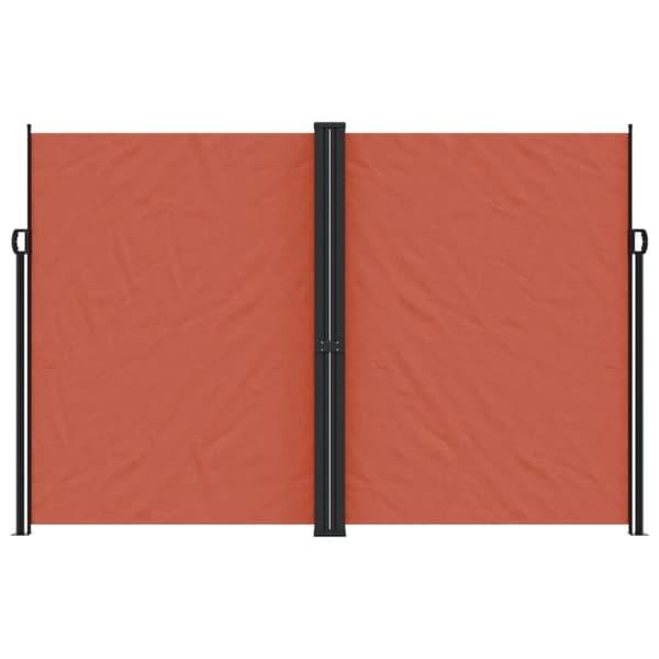 vidaXL sidemarkise 220x1000 cm sammenrullelig terrakotta