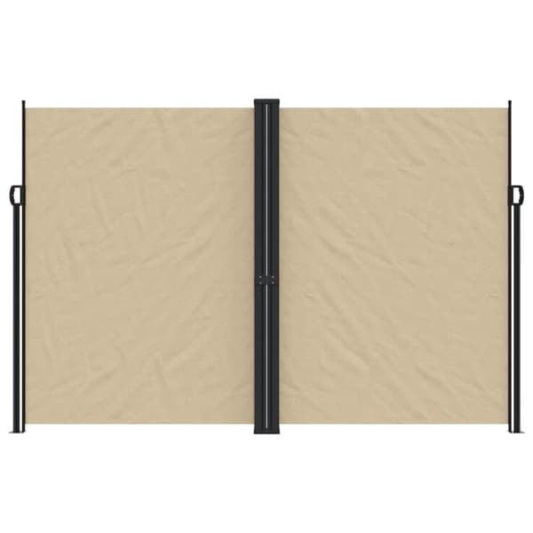 vidaXL Uttrekkbar sidemarkise 220x1200 cm beige