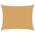 Miniatyrbild 3 av 11: vidaXL Solsegel 160 g/m² rektangulär sand 6x7 m HDPE