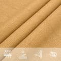 Miniatyrbild 9 av 11: vidaXL Solsegel 160 g/m² rektangulär sand 6x7 m HDPE