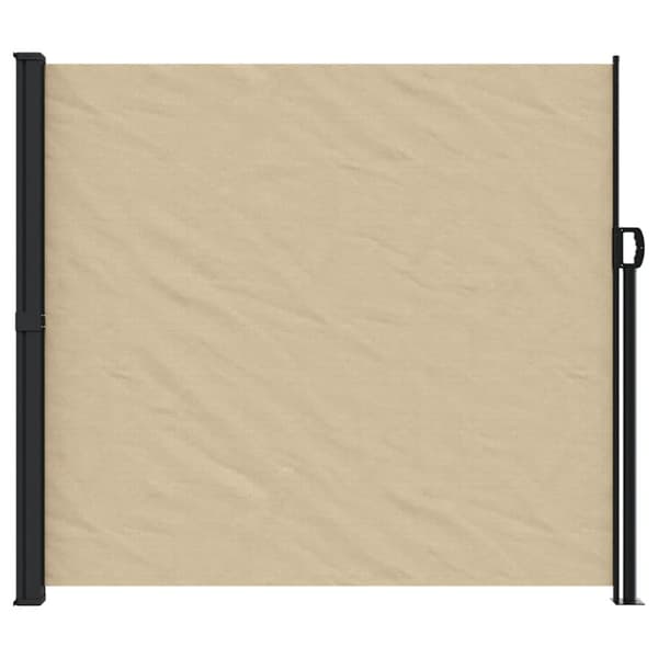 vidaXL sammenrullelig sidemarkise 180x300 cm beige