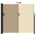 Miniatyrbillede 5 af 7: vidaXL sammenrullelig sidemarkise 180x300 cm beige