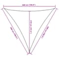 Pikkukuva 9 / 10: vidaXL Aurinkopurje hiekka 5x5x5 m 100% Oxford polyesteri