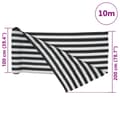 Miniatyrbilde 8 av 8: vidaXL Skjermnett antrasitt og hvit 2x10 m HDPE 195 g/m²