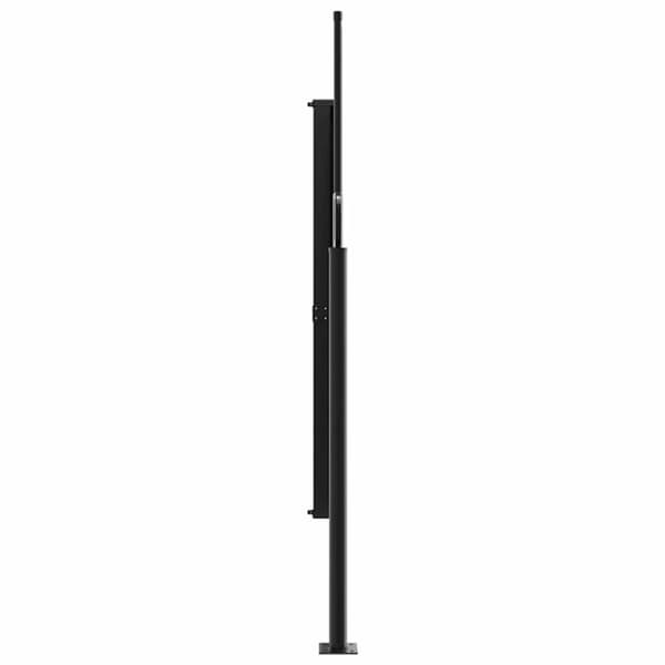 vidaXL Uttrekkbar sidemarkise gråbrun 180x600 cm