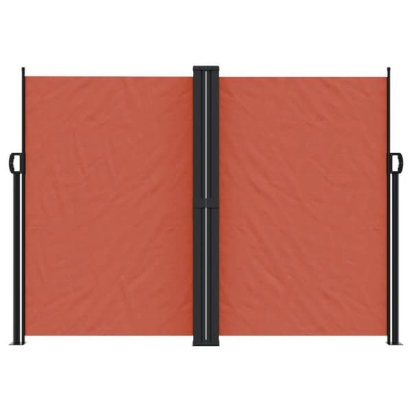 vidaXL Uttrekkbar sidemarkise 180x1200 cm terrakotta