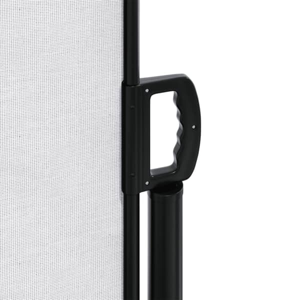 vidaXL Uttrekkbar sidemarkise hvit 220x500 cm