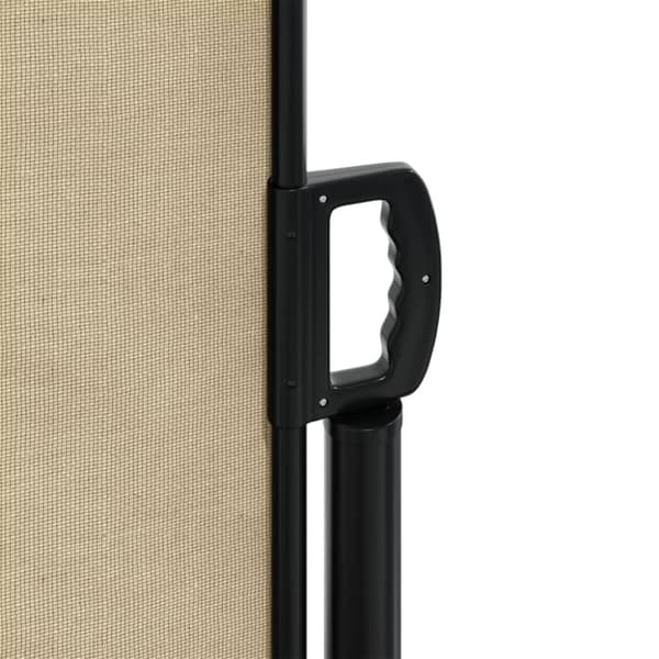 vidaXL sammenrullelig sidemarkise 120 x 600 cm beige