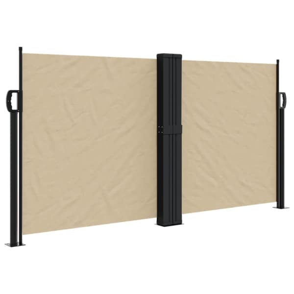 vidaXL sammenrullelig sidemarkise 120 x 600 cm beige