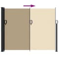 Miniatyrbillede 5 af 8: vidaXL sammenrullelig sidemarkise 170x300 cm beige