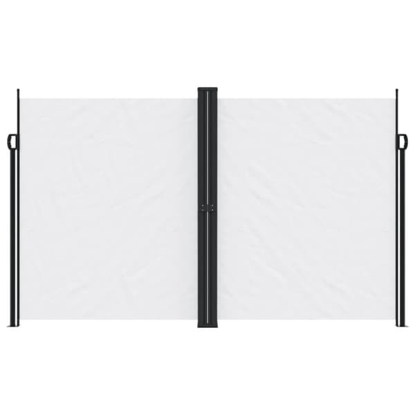 vidaXL Uttrekkbar sidemarkise 200x1000 cm hvit