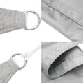 Miniatyrbilde 5 av 10: vidaXL Solseil lysegrå 7x7 m 100% polyester oxford