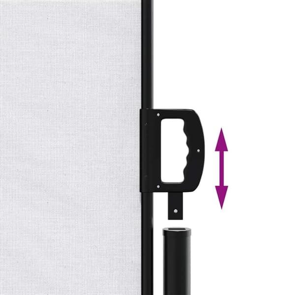 vidaXL sammenrullelig sidemarkise 140x600 cm hvid