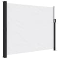 Miniatyrbilde 1 av 7: vidaXL Uttrekkbar sidemarkise hvit 160x600 cm