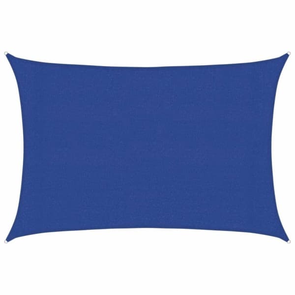 vidaXL Aurinkopurje 160 g/m² suorakaide sininen 3x4,5 m HDPE