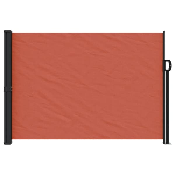 vidaXL sammenrullelig sidemarkise 140x600 cm terrakotta