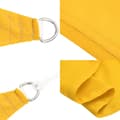 Miniatyrbilde 7 av 11: vidaXL Solseil 160 g/m² firkantet gul 4x4 m HDPE