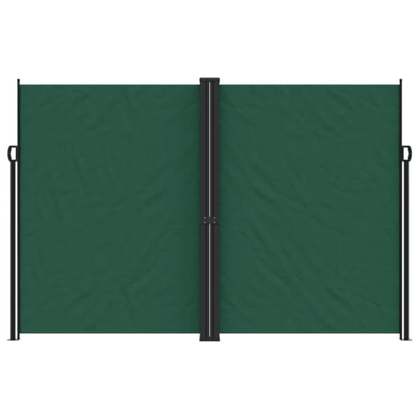 vidaXL Uttrekkbar sidemarkise 220x1200 cm mørkegrønn