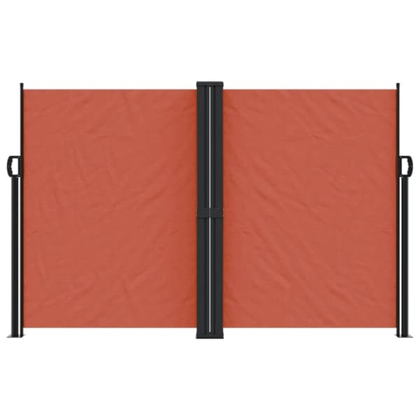 vidaXL Uttrekkbar sidemarkise terrakotta 160x1000 cm