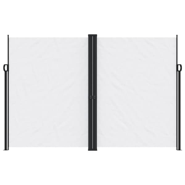 vidaXL sammenrullelig sidemarkise 220x600 cm hvid