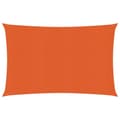 Miniatyrbilde 1 av 11: vidaXL Solseil 160 g/m² rektangulær oransje 4x5 m HDPE